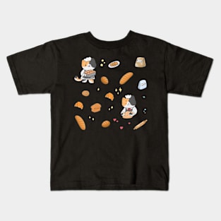 Cat baker Kids T-Shirt